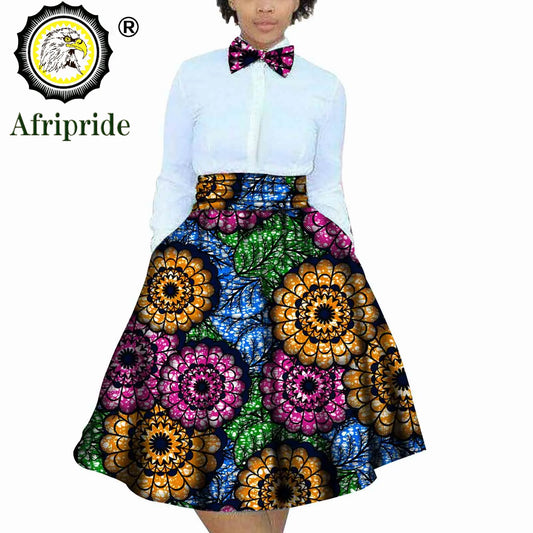 Amara Ankara Print Skirt