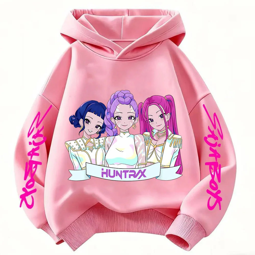 Violet Graphic Pullover Hoodie