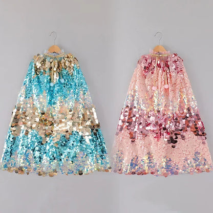 Little Sovereign Tulle Cape Dress