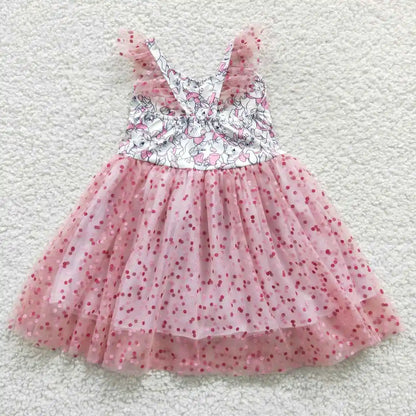 Meadow Flutter-Sleeve Dress