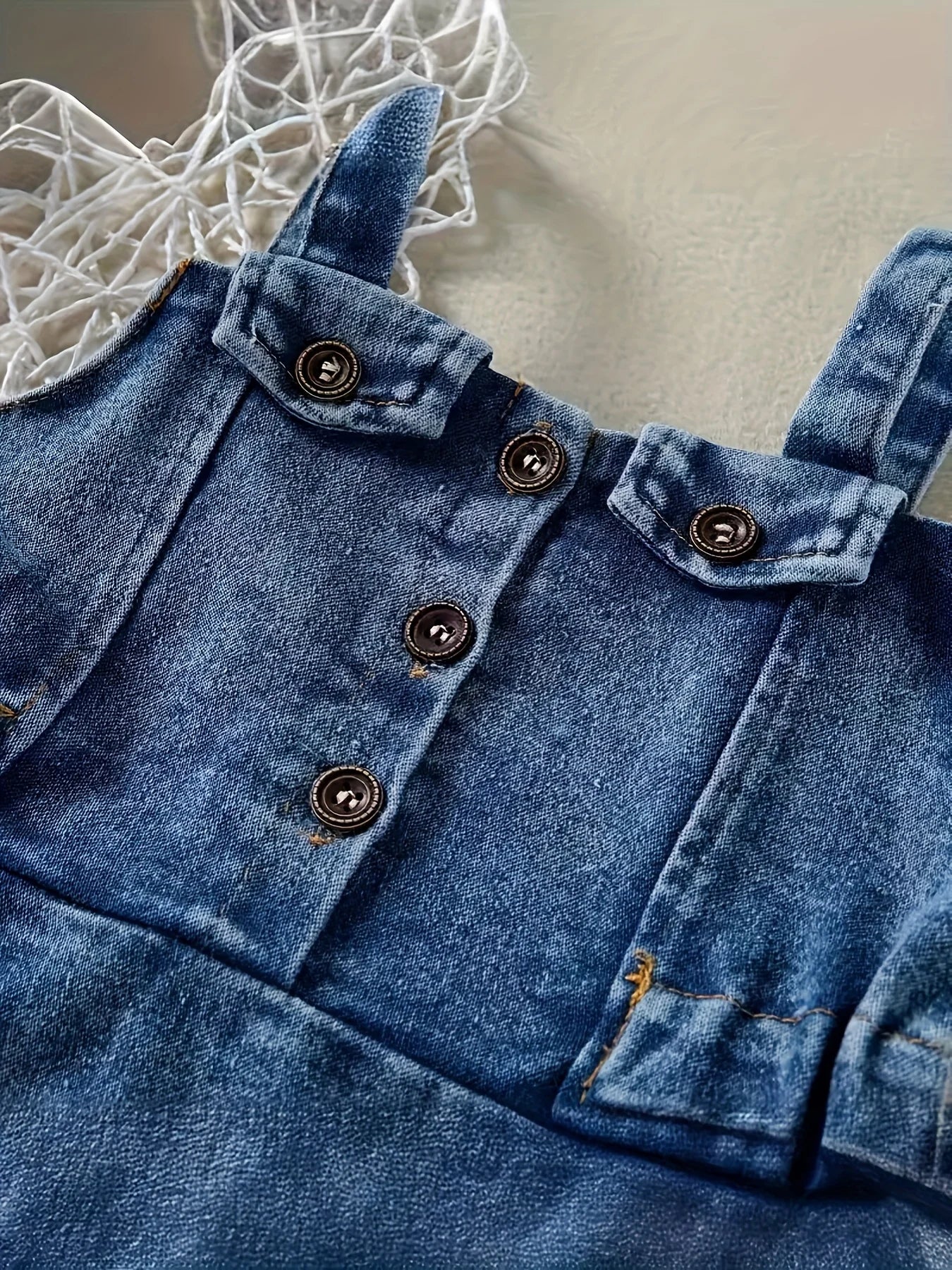 Indigo Denim Romper