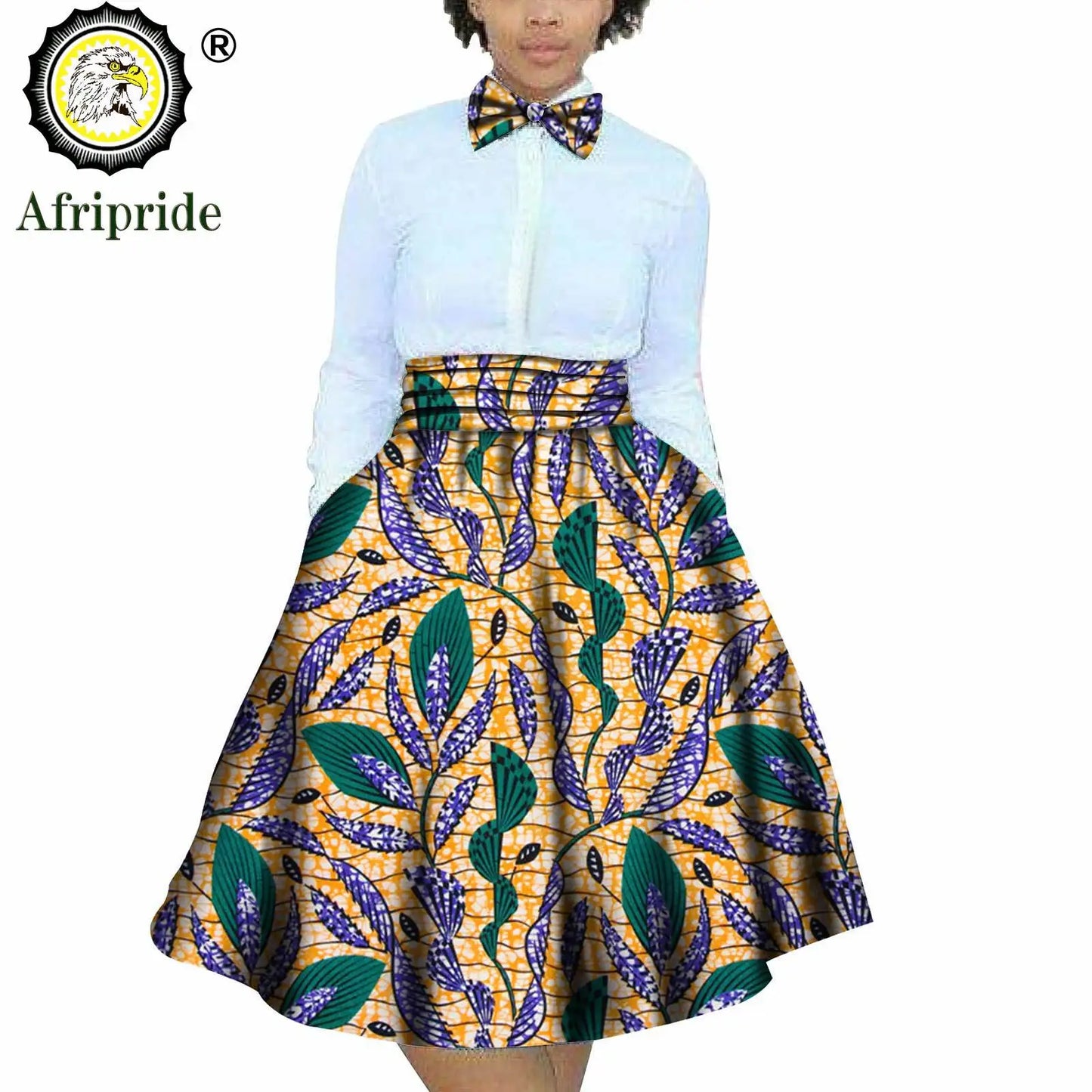 Amara Ankara Print Skirt
