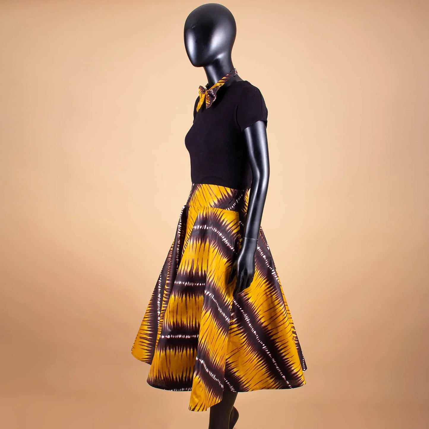 Amara Ankara Print Skirt