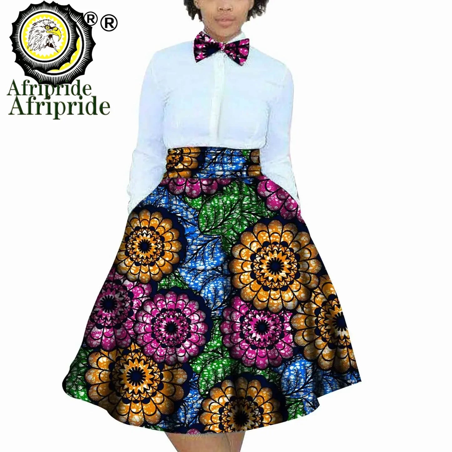 Amara Ankara Print Skirt
