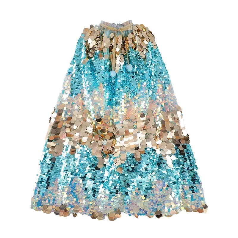 Little Sovereign Tulle Cape Dress
