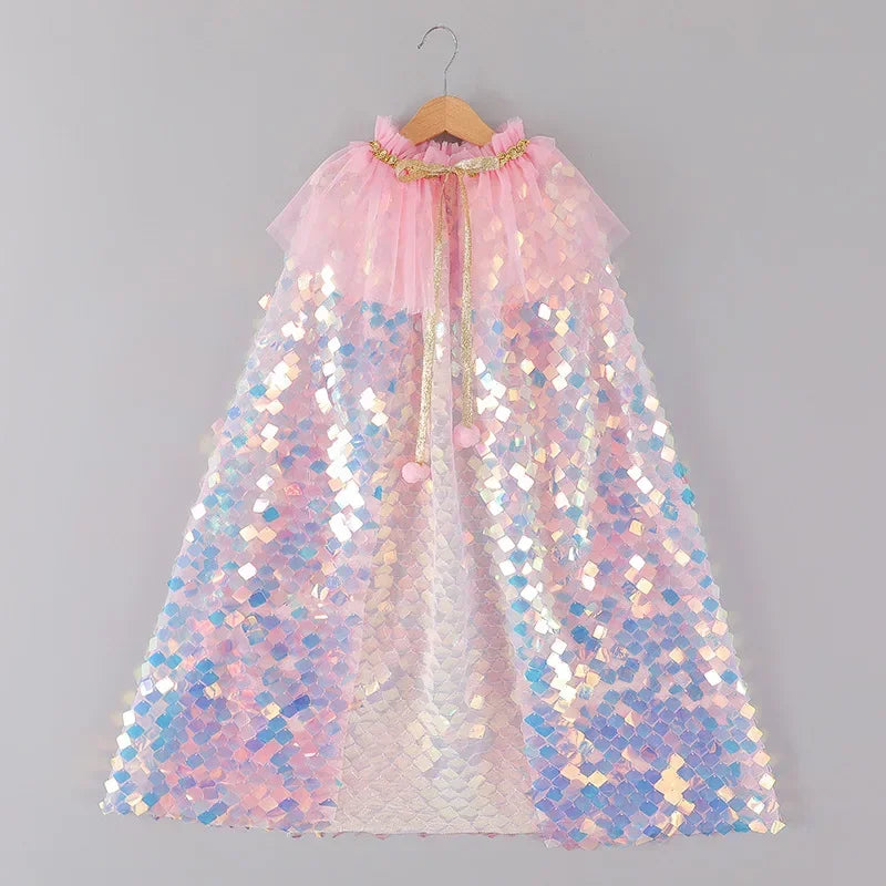 Little Sovereign Tulle Cape Dress