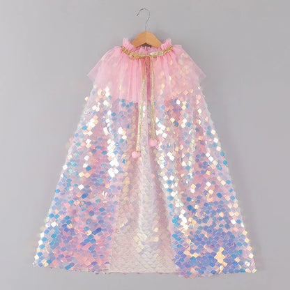 Little Sovereign Tulle Cape Dress