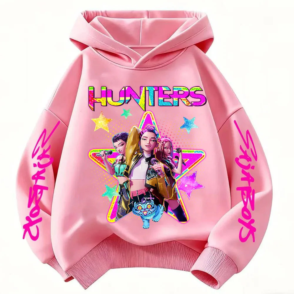Violet Graphic Pullover Hoodie