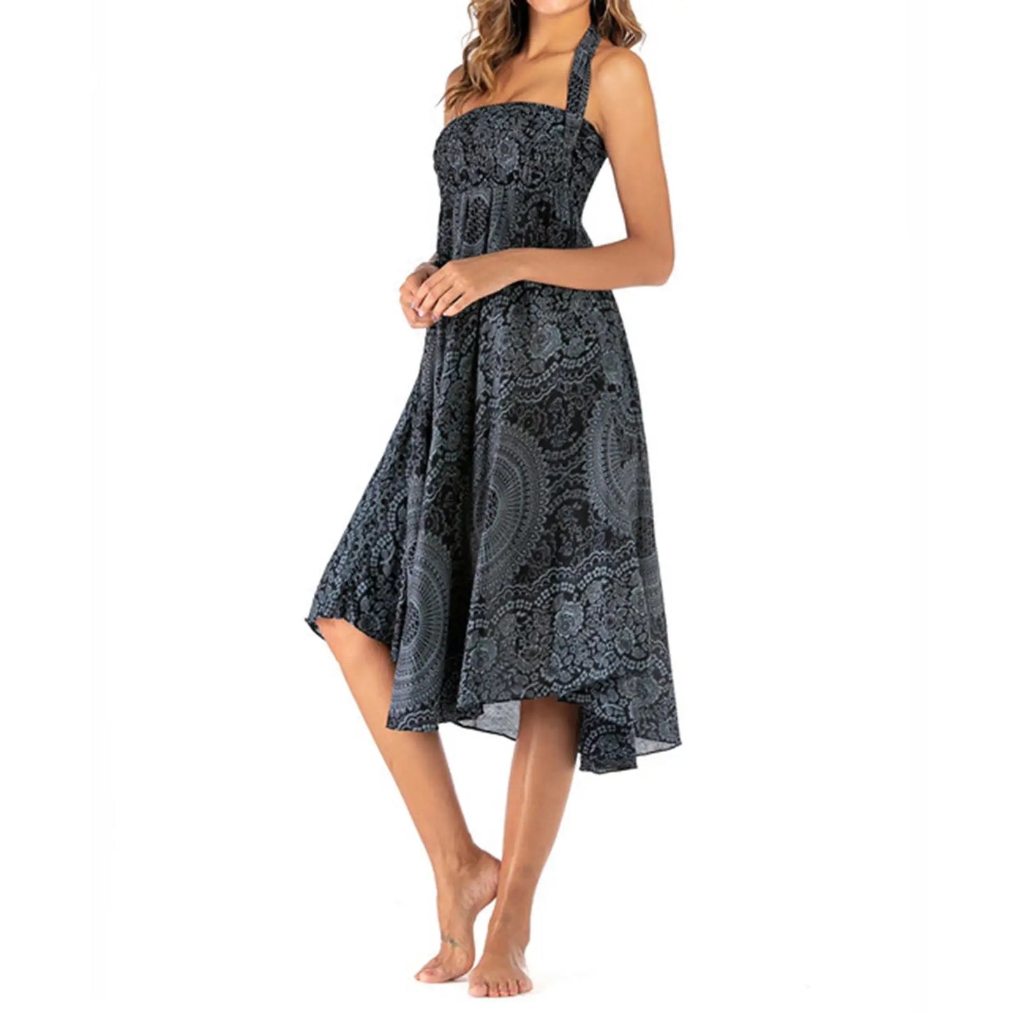 Juniper Floral Elastic Skirt