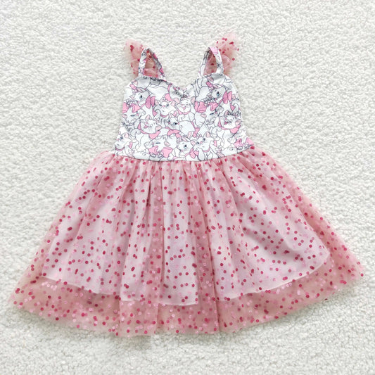 Meadow Flutter-Sleeve Dress