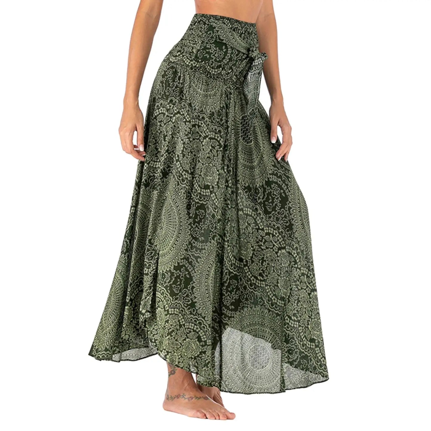 Juniper Floral Elastic Skirt